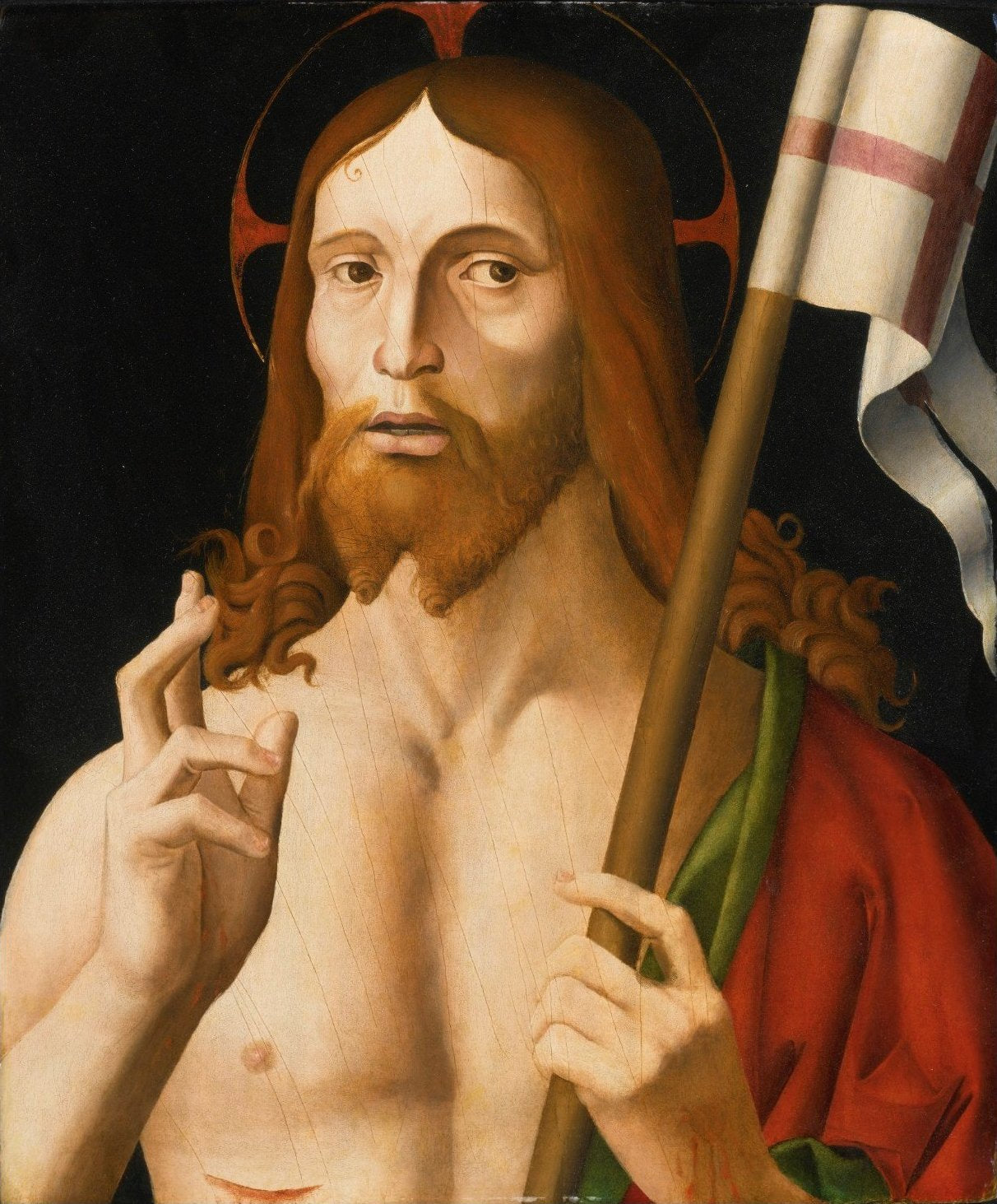 Salvator Mundi - Marco Palmezzano image 1 tableau peint à l’huile sur toile