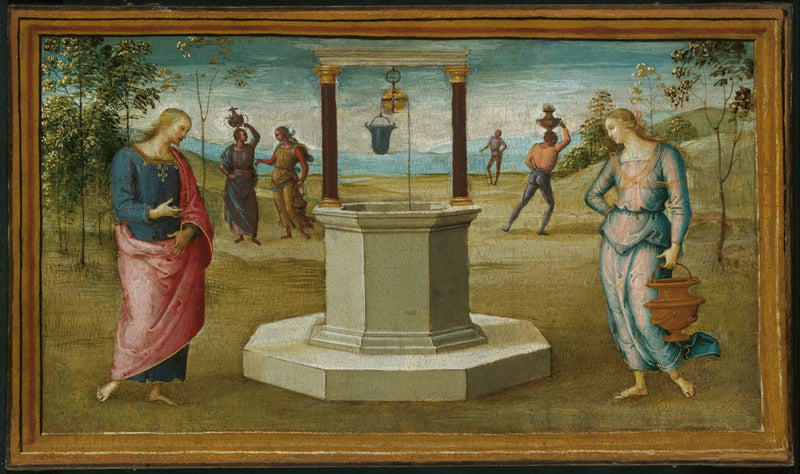 Samaritaine al pozzo - Pietro Perugino