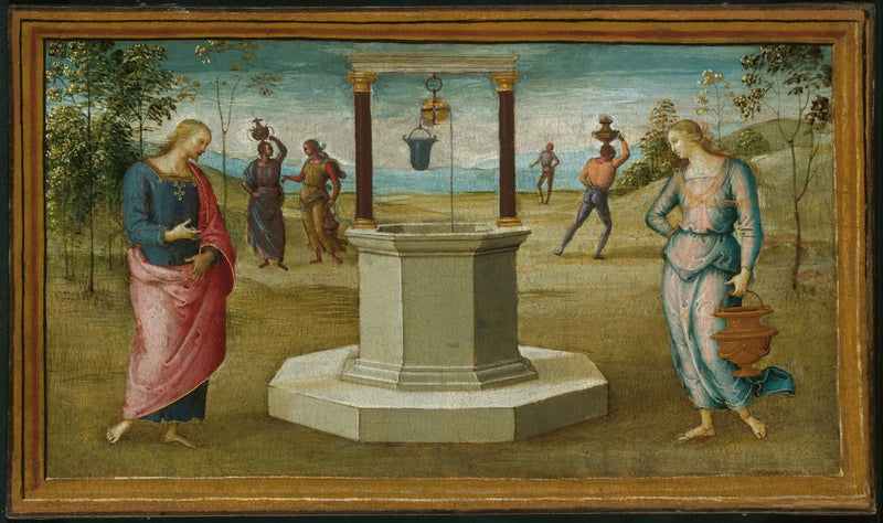 Samaritaine al pozzo - Pietro Perugino