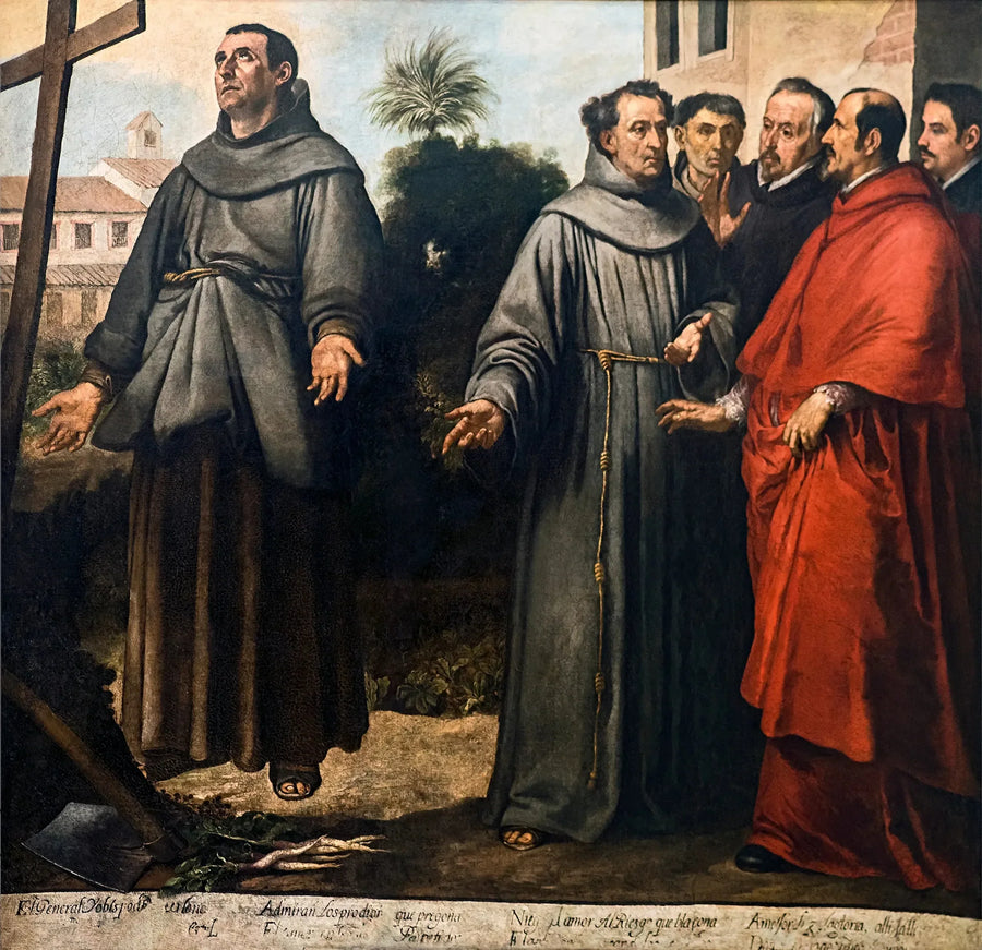 San Diego de Alcalá de Henares in estasi davanti alla croce - Bartolomé Esteban Murillo