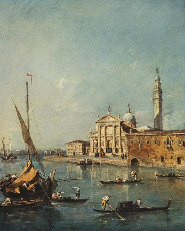 San Giorgio Maggiore, Venise - Francesco Guardi image 1 reproduction d’œuvre d’art à l’huile