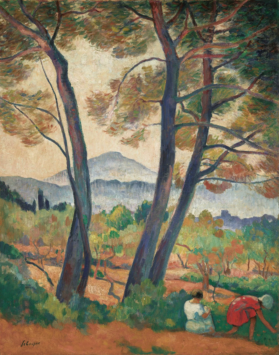 Sanary, vista da Cap Sicié - Henri Lebasque