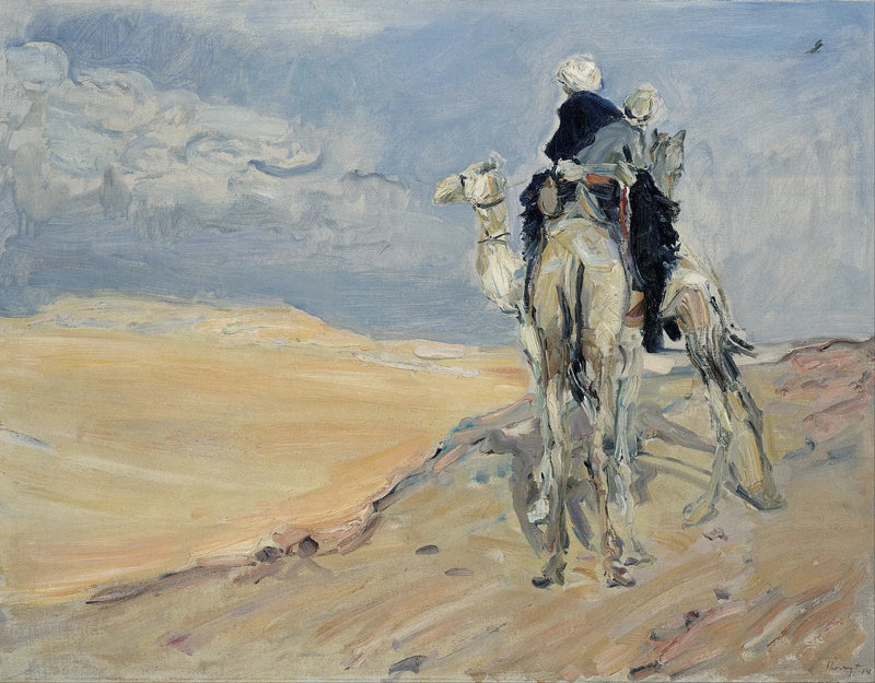 Tempesta di sabbia nel deserto libico - Max Slevogt