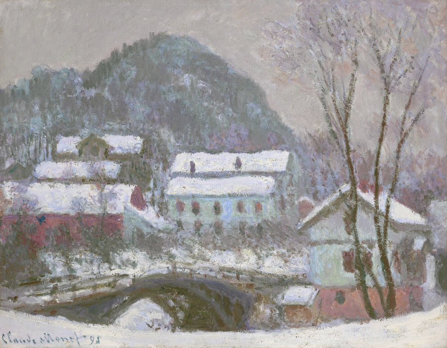 Sandviken, Norvegia, effetto neve W1398 - Claude Monet
