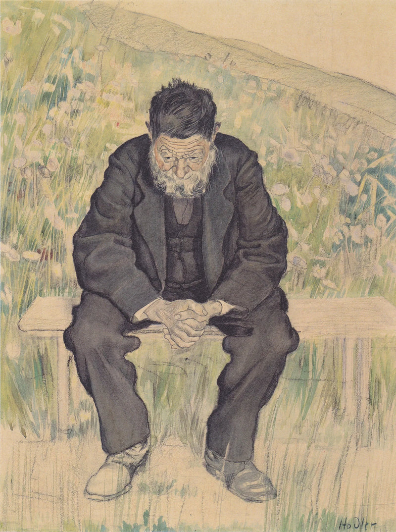 Sans travail - Ferdinand Hodler