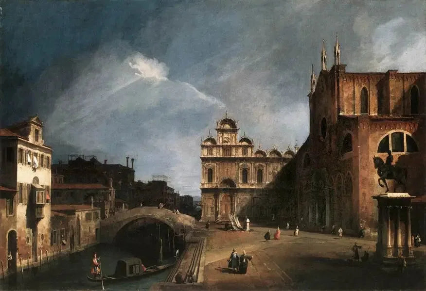 Santi Giovanni e Paolo e la Scuola di San Marco - Canaletto