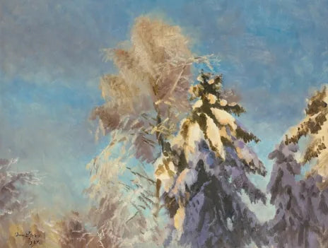 Abeti carichi di neve - Bruno Liljefors