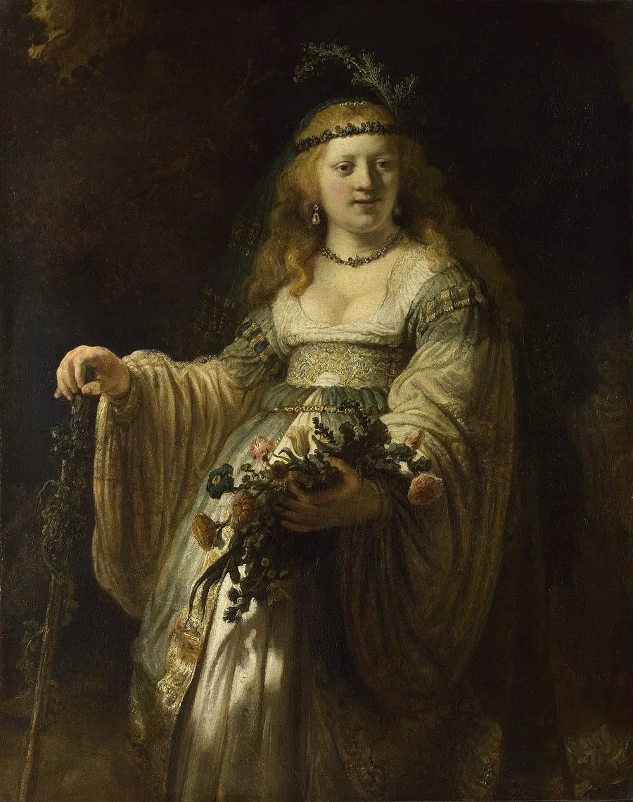 Saskia in Fiore - Rembrandt
