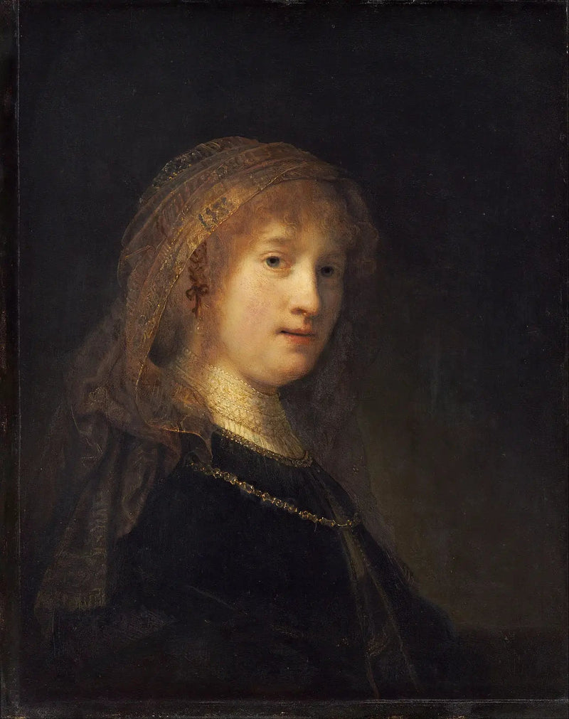 Saskia van Uylenburgh, la moglie dell'artista - Rembrandt