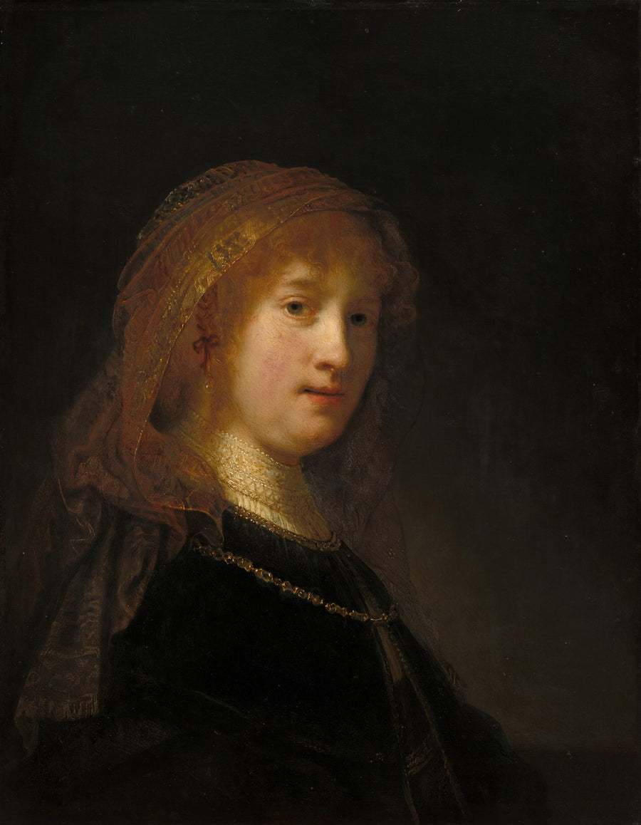 Saskia van Uylenburgh, la moglie dell'artista - Rembrandt