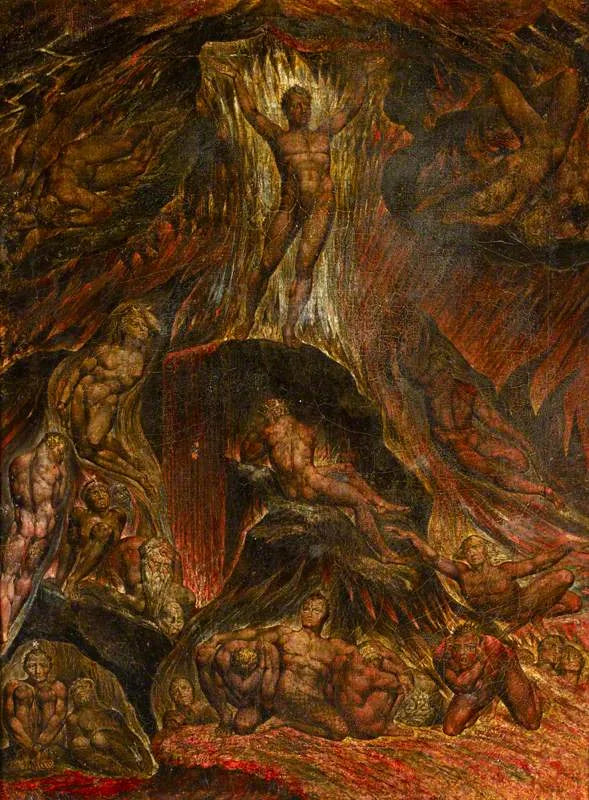 Satan chiamando le sue legioni (estratto da 