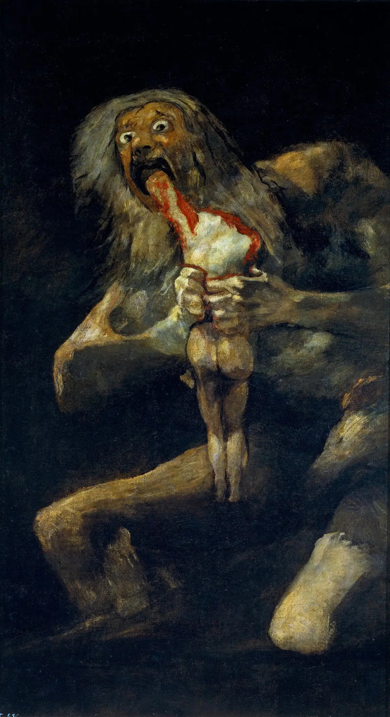 Saturno che divora uno dei suoi figli - Francisco de Goya