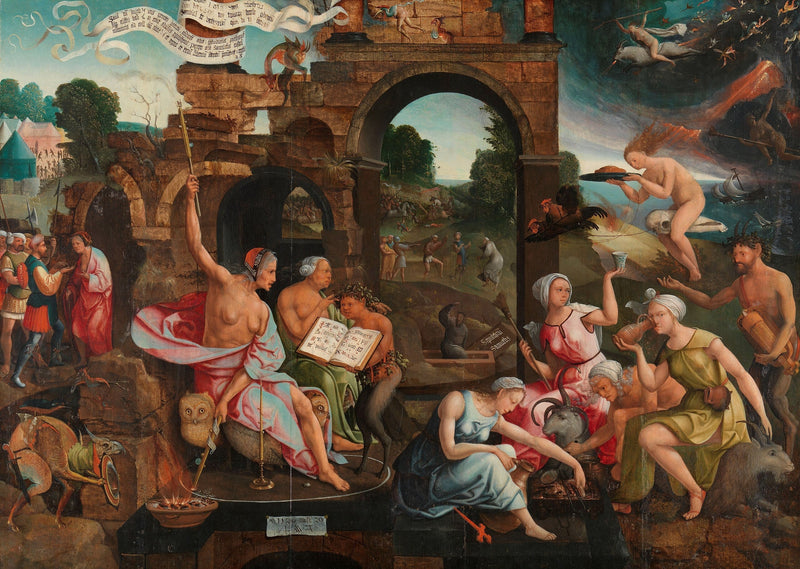 Saül e la strega di Endor - Jacob Cornelisz van Oostsanen