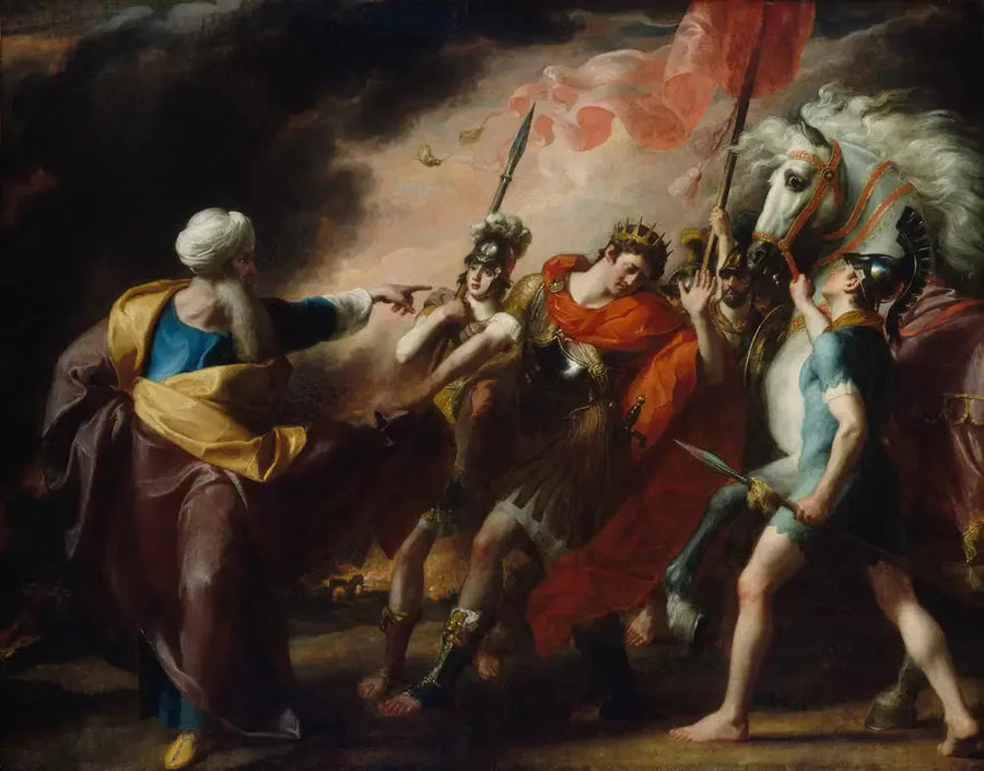 Saül rimproverato da Samuele - John Singleton Copley