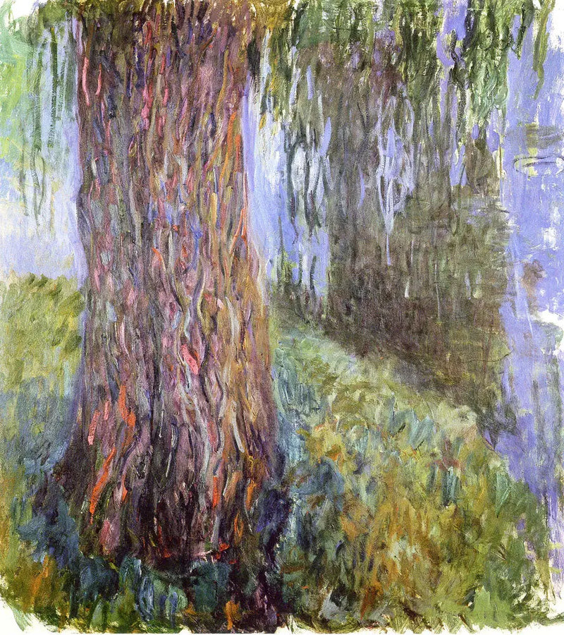 Salice piangente e stagno con ninfee - Claude Monet