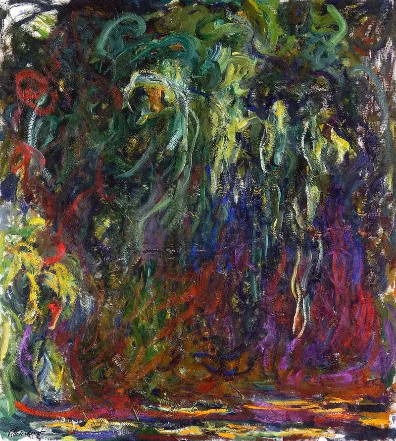 Salice piangente, Museo d'Orsay W1942 - Claude Monet