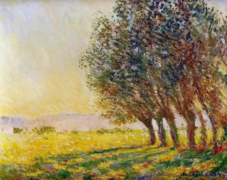 Salici al tramonto W1242 - Claude Monet