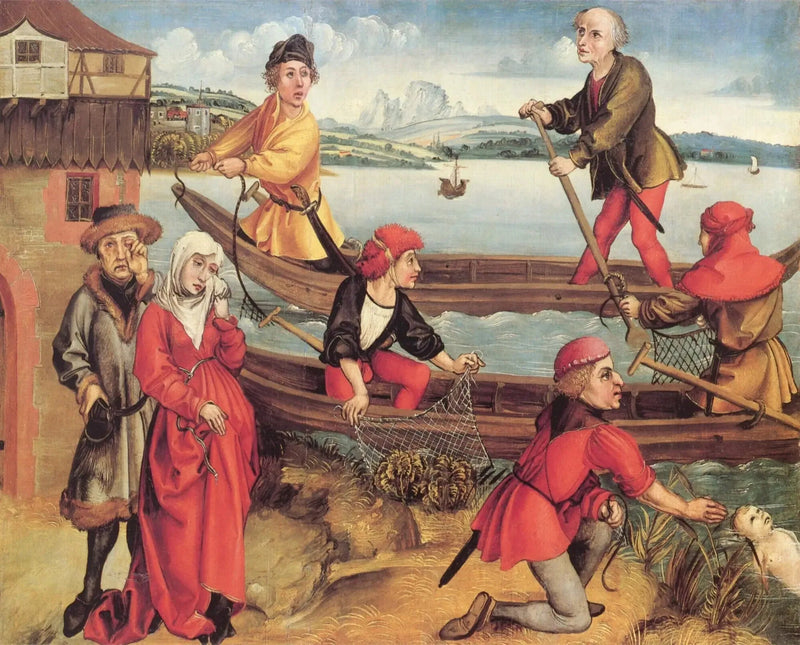 Miraculous救援 del ragazzo annegato di Bregenz - Albrecht Dürer