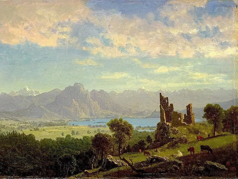 Scène nel Tirolo - Albert Bierstadt