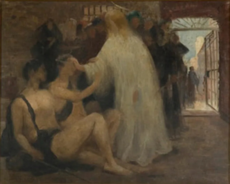 Scena biblica - Jesus curando cegos - Eliseu Visconti