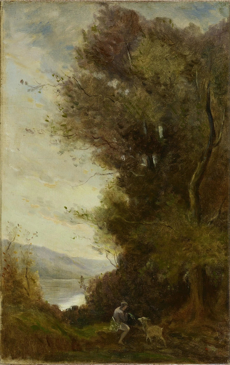 Scène bucolica - Jean-Baptiste Camille Corot