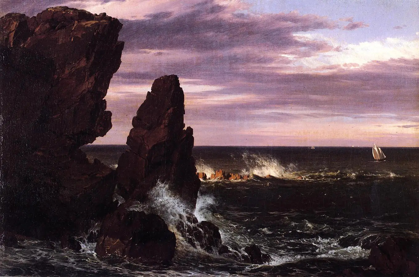 Scène côtière - Frederic Edwin Church - Alpha Reproduction