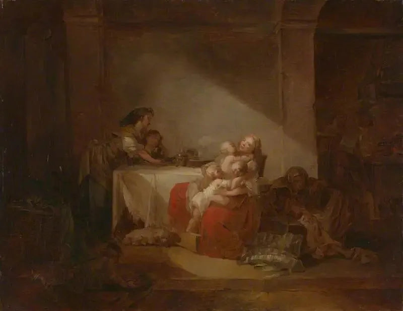 Scène d'interno - Jean-Honoré Fragonard