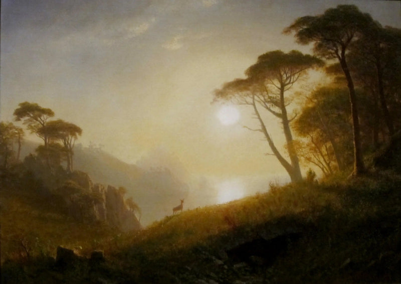 Scène nella valle di Yosemite - Albert Bierstadt