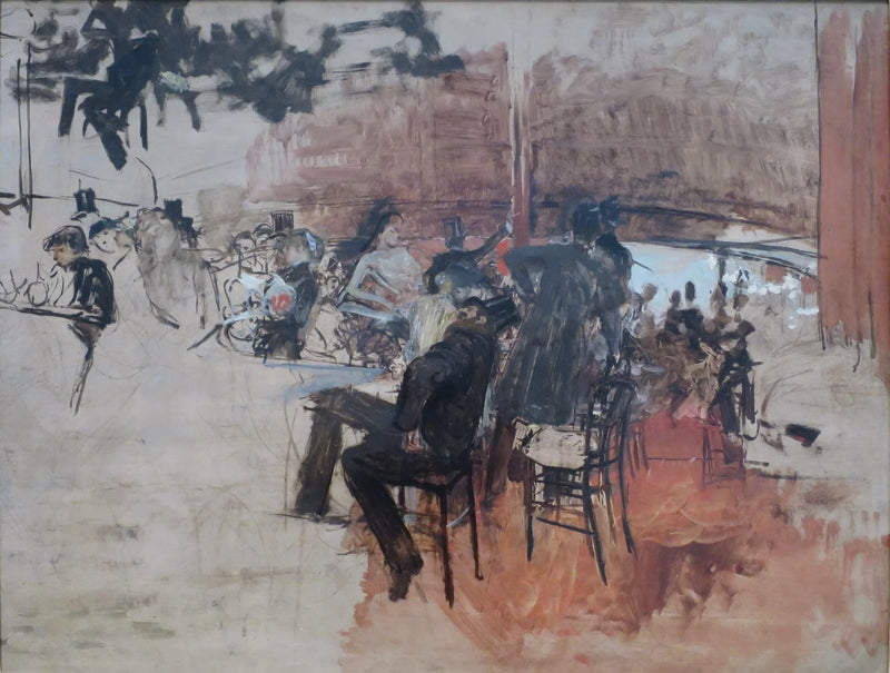 Scène de caffè - Giovanni Boldini