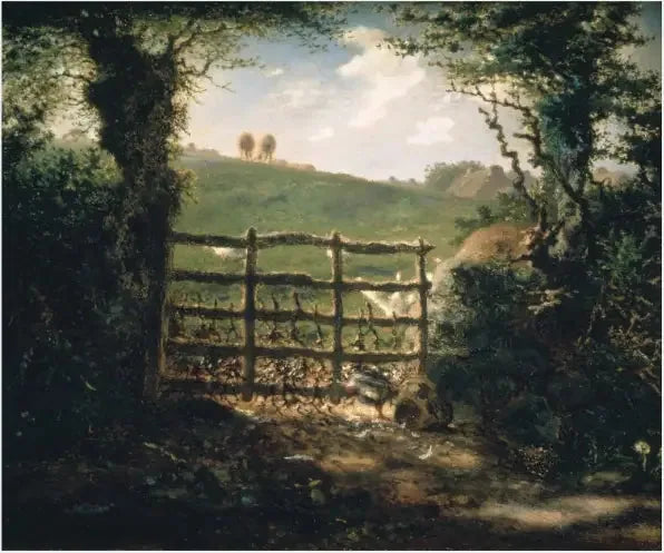 Scène de campagne avec style - Jean-François Millet image 1 reproduction réalisée par Alpha Reproduction