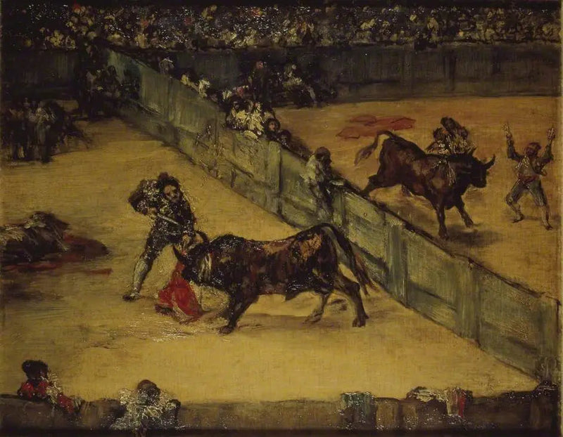 Scena di corrida: Divisione del posto - Francisco de Goya