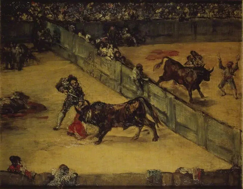 Scena di corrida: Divisione del posto - Francisco de Goya