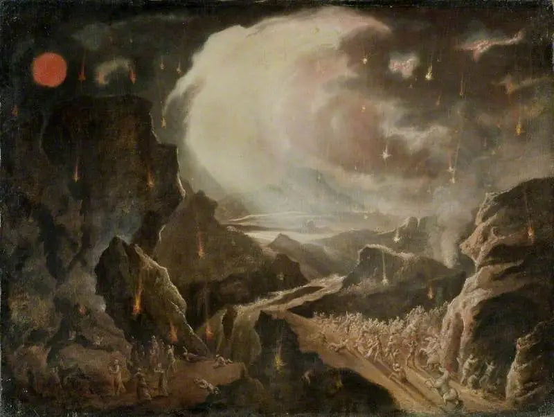 Scène di distruzione biblica - John Martin