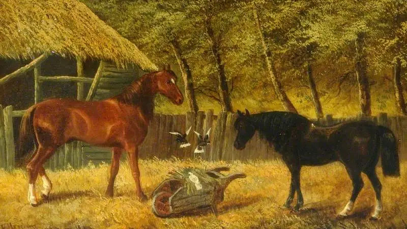 Scène de fattoria - John Frederick Herring, Sr.