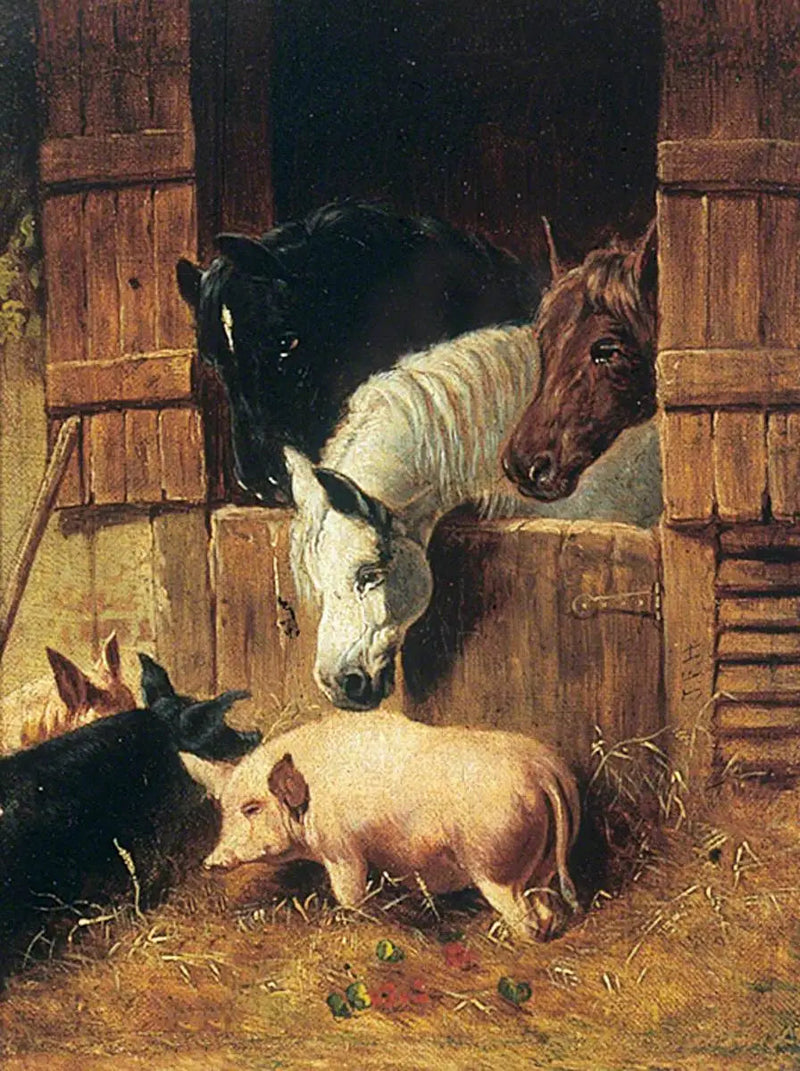 Scène di fattoria - John Frederick Herring, Sr.