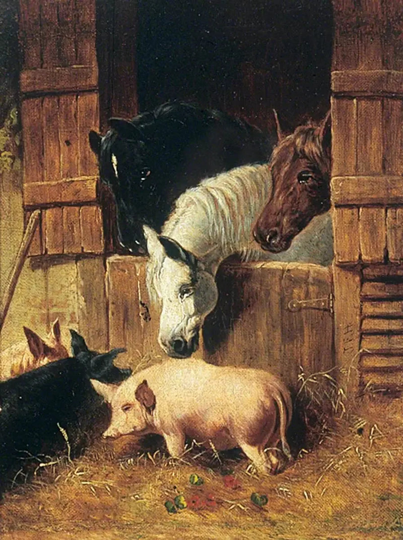 Scène di fattoria - John Frederick Herring, Sr.