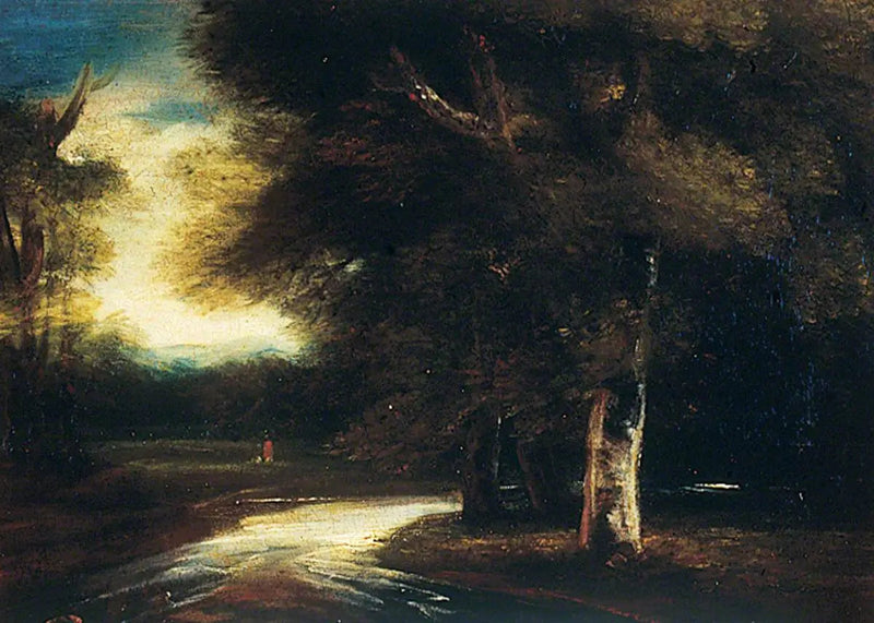 Scène di foresta e di fiume - Joshua Reynolds