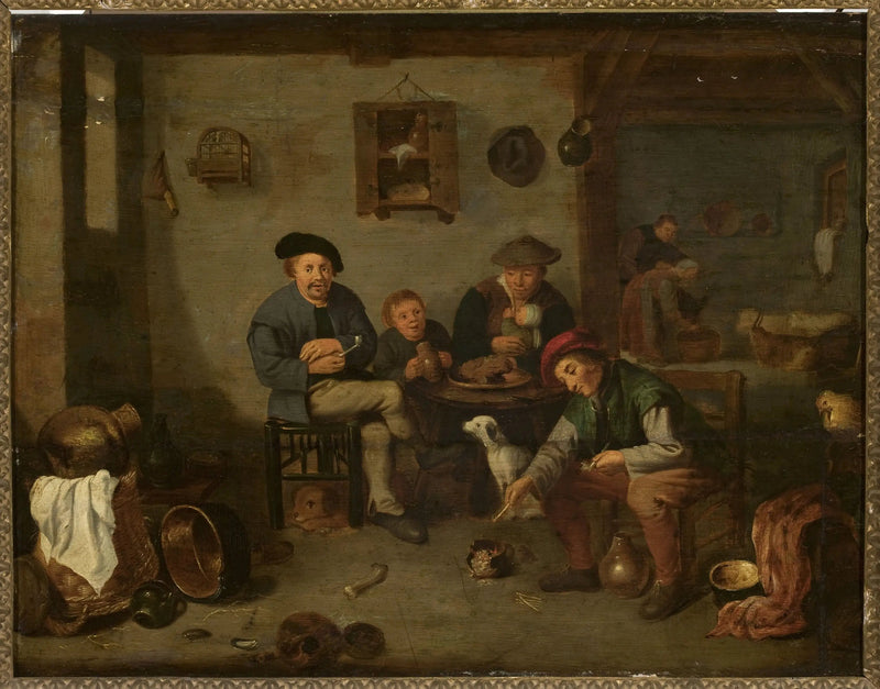 Scène de genre à la campagne - David Teniers il Giovane