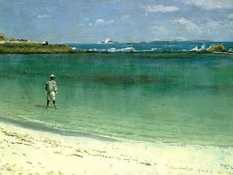 Scène della costa delle Antille - Albert Bierstadt