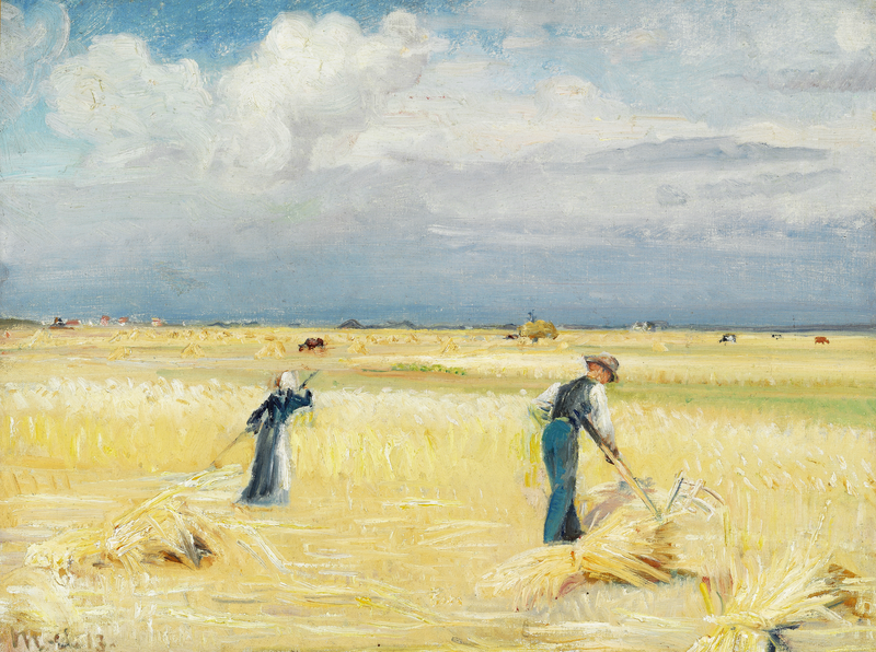 Scena del raccolto, Skagen - Michael Peter Ancher