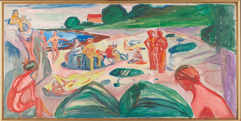 Scena di spiaggia - Edvard Munch