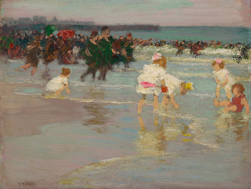 Scène de plage (o domenica sulla spiaggia) - Edward Henry Potthast