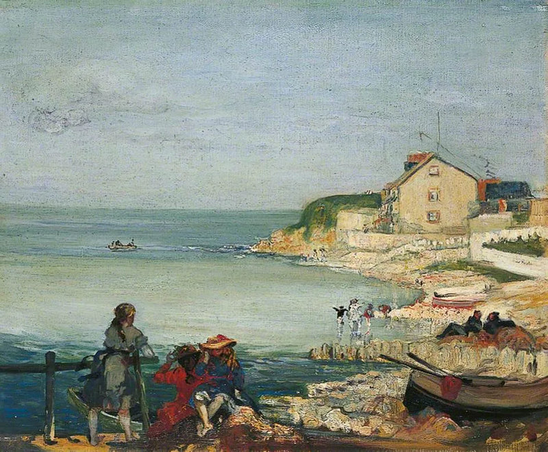 Scena di spiaggia, Swanage, Dorset - Charles Conder