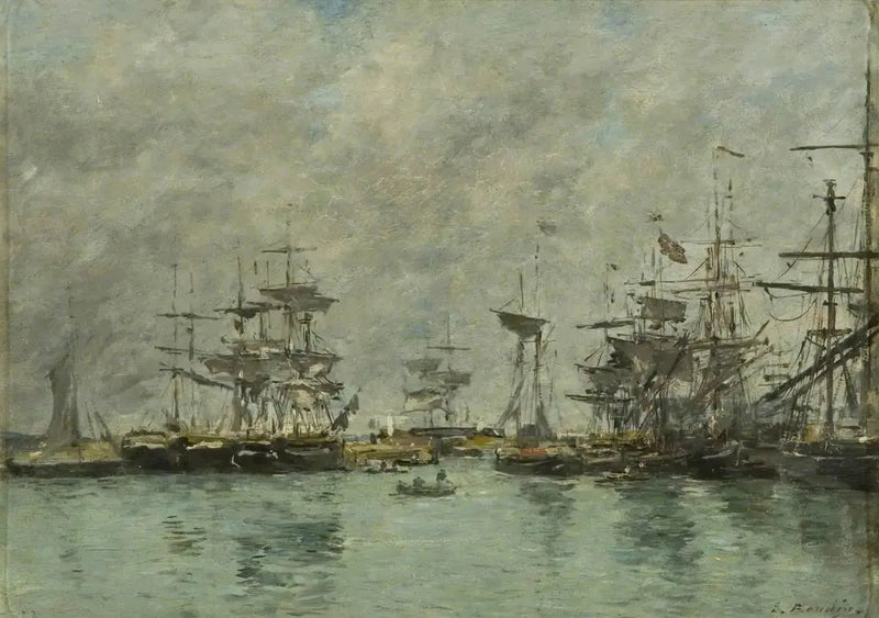 Scena di porto - Eugène Boudin