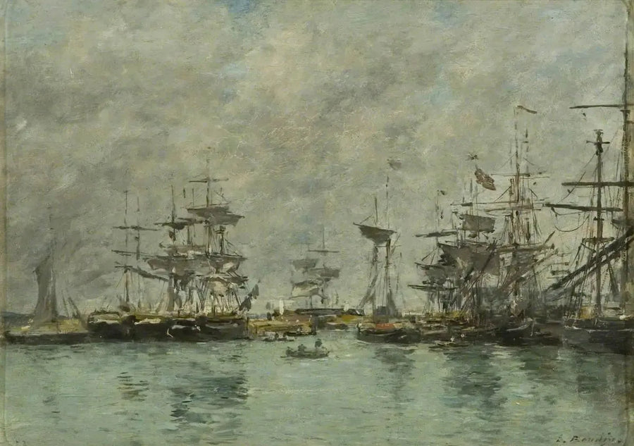 Scena di porto - Eugène Boudin