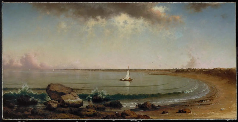 Scène de rivage : Point Judith - Martin Johnson Heade