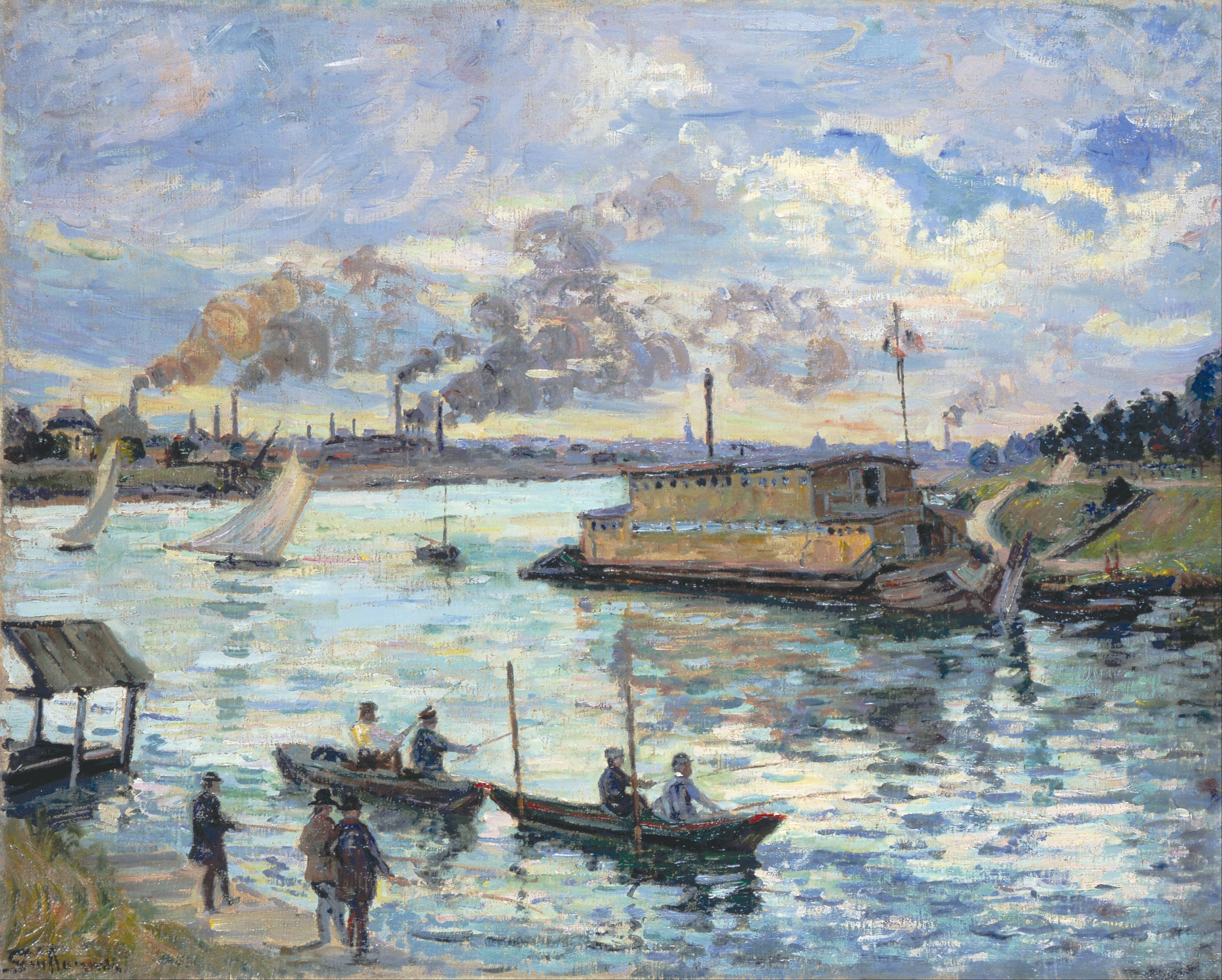 Scène de rivière - Armand Guillaumin - Alpha Reproduction