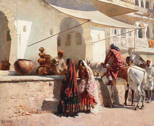 Scène de rue du Rajasthan - Edwin Lord Weeks - Alpha Reproduction