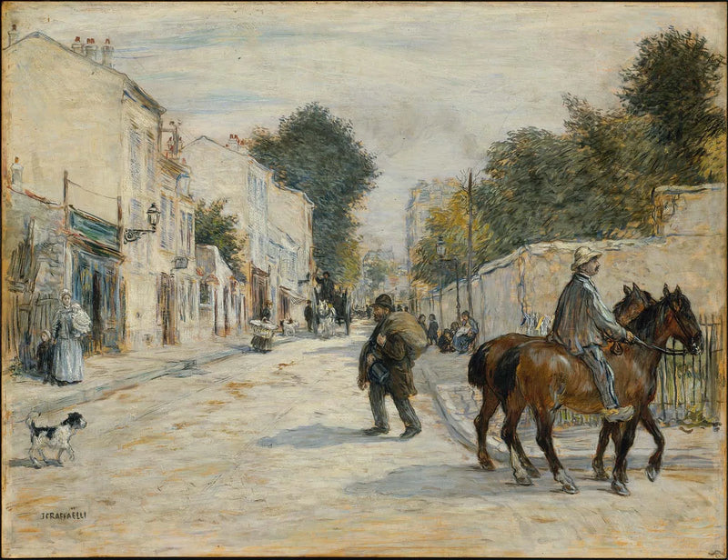 Scena di strada - Jean-François Raffaele