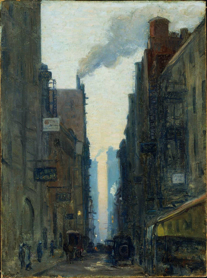 Scena di strada di New York - Ernest Lawson